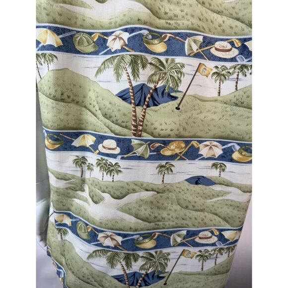 Pierre Cardin Vintage Hawaiian Golf Shirt M Cotton - Picture 16 of 16